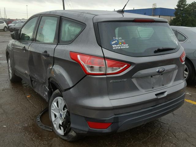 1FMCU0F7XDUD09359 - 2013 FORD ESCAPE S GRAY photo 3