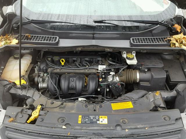 1FMCU0F7XDUD09359 - 2013 FORD ESCAPE S GRAY photo 7