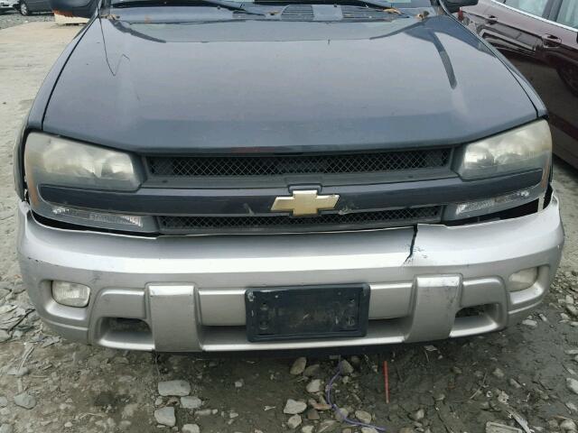 1GNDT13S852292155 - 2005 CHEVROLET TRAILBLAZE GRAY photo 9