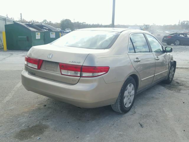 3HGCM563X3G707009 - 2003 HONDA ACCORD LX TAN photo 4