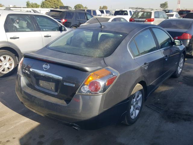 1N4CL21E08C156288 - 2008 NISSAN ALTIMA HYB GRAY photo 4