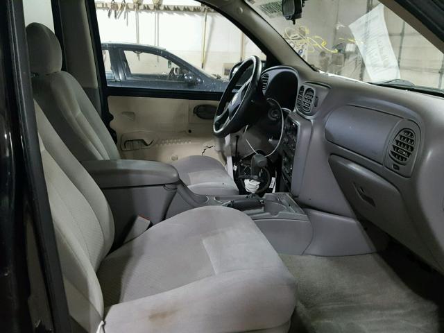 1GNDT13S182257171 - 2008 CHEVROLET TRAILBLAZE BLACK photo 5