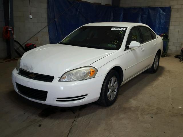 2G1WT55K769291189 - 2006 CHEVROLET IMPALA WHITE photo 2