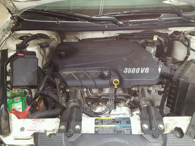 2G1WT55K769291189 - 2006 CHEVROLET IMPALA WHITE photo 7