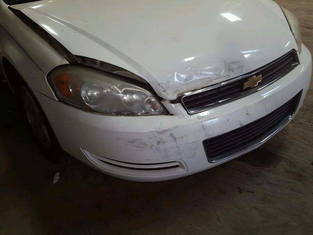 2G1WT55K769291189 - 2006 CHEVROLET IMPALA WHITE photo 9