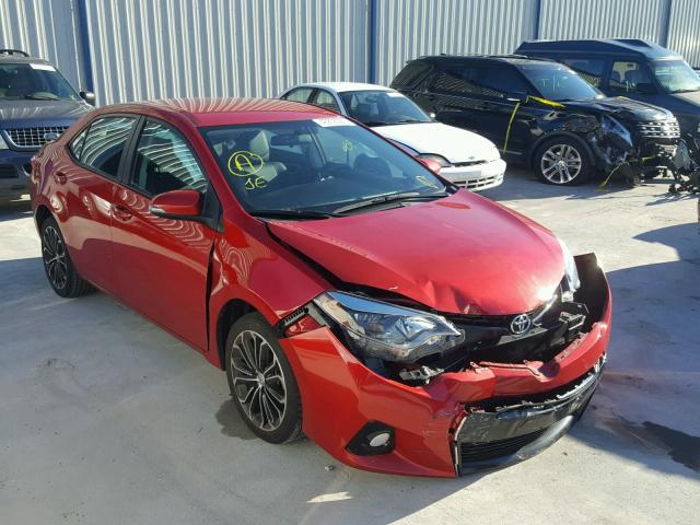 2T1BURHEXGC534558 - 2016 TOYOTA COROLLA RED photo 1