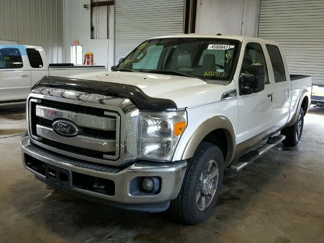 1FT7W2A6XCEA11087 - 2012 FORD F250 SUPER WHITE photo 2