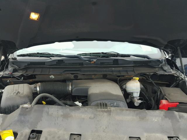 1C6RR7GG0DS718383 - 2013 RAM 1500 SLT BLACK photo 7