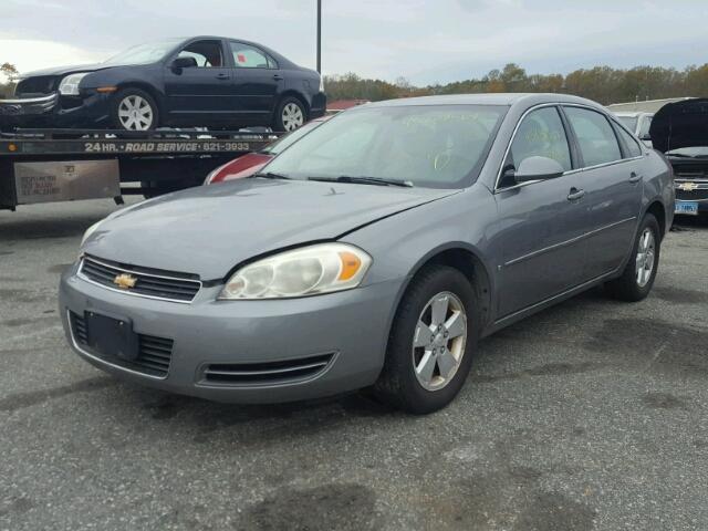 2G1WT58KX69292302 - 2006 CHEVROLET IMPALA GRAY photo 2