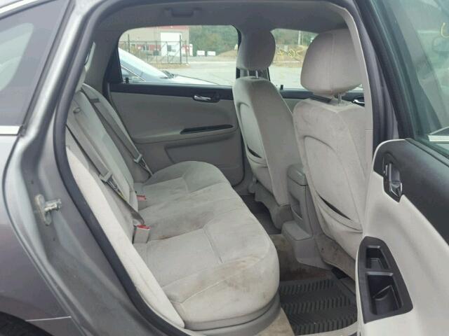 2G1WT58KX69292302 - 2006 CHEVROLET IMPALA GRAY photo 6