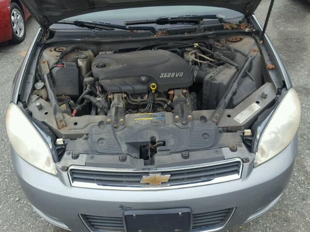 2G1WT58KX69292302 - 2006 CHEVROLET IMPALA GRAY photo 7