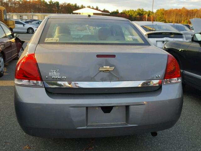 2G1WT58KX69292302 - 2006 CHEVROLET IMPALA GRAY photo 9