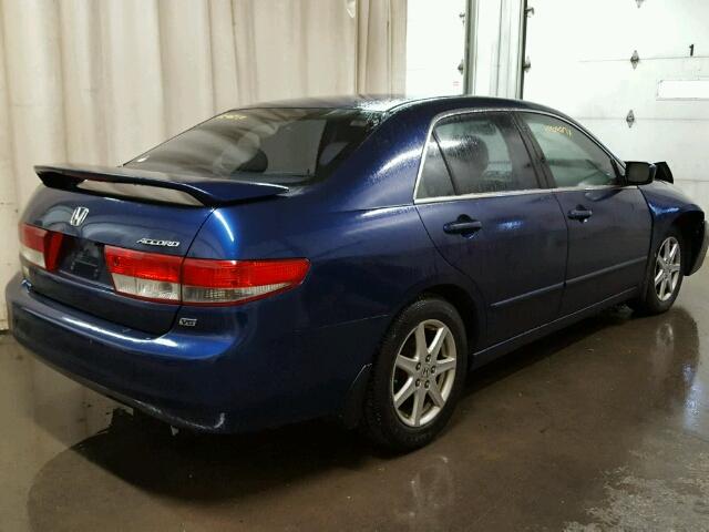 1HGCM66543A024034 - 2003 HONDA ACCORD EX BLUE photo 4