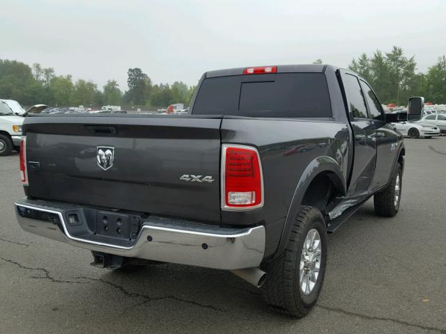 3C6UR5FL3FG529153 - 2015 RAM 2500 LARAM GRAY photo 4