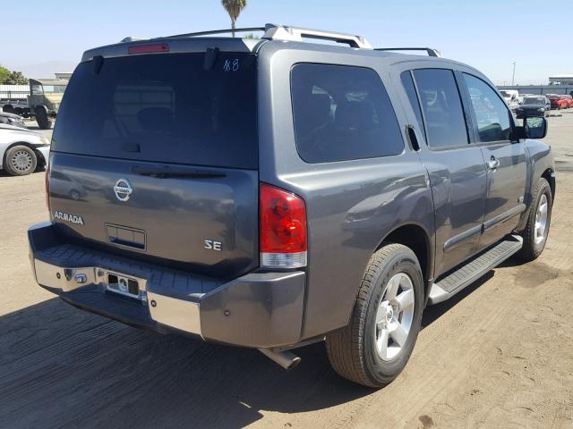 5N1AA08A46N735358 - 2006 NISSAN ARMADA SE CHARCOAL photo 4