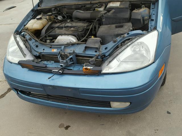 1FAFP34391W362358 - 2001 FORD FOCUS SE BLUE photo 7