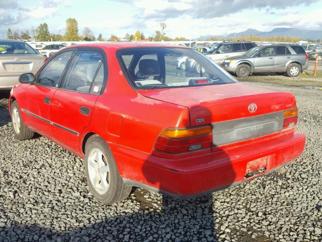 JT2AE09E5P0030912 - 1993 TOYOTA COROLLA LE 红色 照片 3