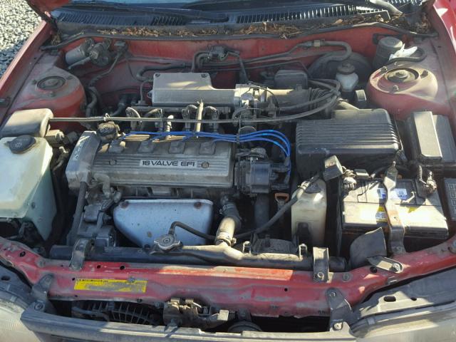 JT2AE09E5P0030912 - 1993 TOYOTA COROLLA LE 红色 照片 7