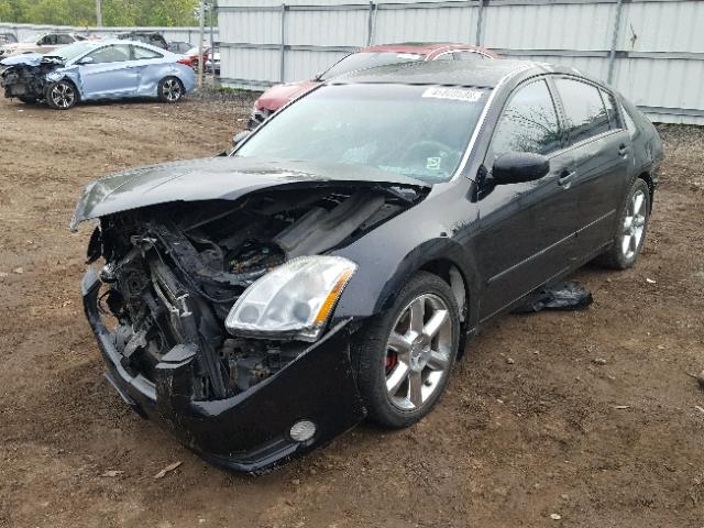 1N4BA41E25C848772 - 2005 NISSAN MAXIMA SE BLACK photo 2