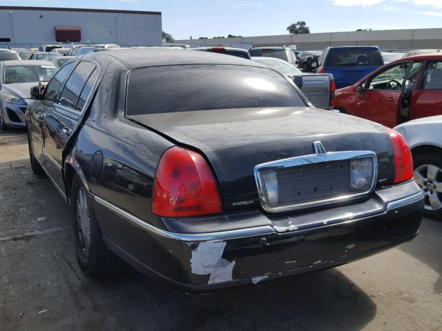 1LNHM85W15Y602042 - 2005 LINCOLN TOWN CAR S BLACK photo 3