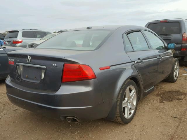 19UUA66276A038758 - 2006 ACURA 3.2TL GRAY photo 4