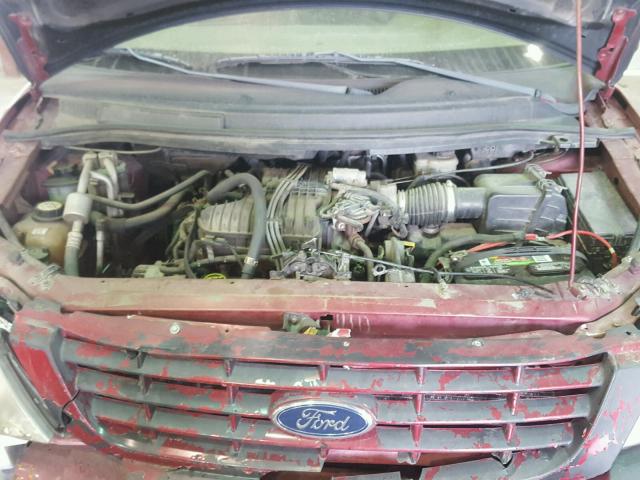 2FMZA516X4BA78550 - 2004 FORD FREESTAR S RED photo 7