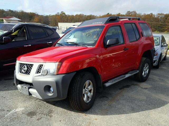 5N1AN08W49C506582 - 2009 NISSAN XTERRA OFF RED photo 2