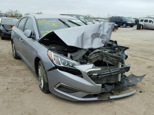 5NPE24AF6FH156324 - 2015 HYUNDAI SONATA SE GRAY photo 1