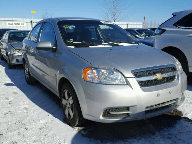 KL1TV55E49B349588 - 2009 CHEVROLET AVEO LS SILVER photo 1