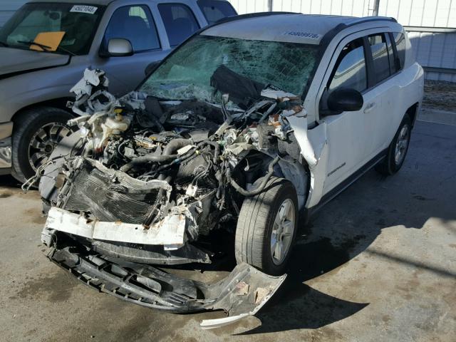 1C4NJCBA8ED777374 - 2014 JEEP COMPASS SP 白色 照片 2