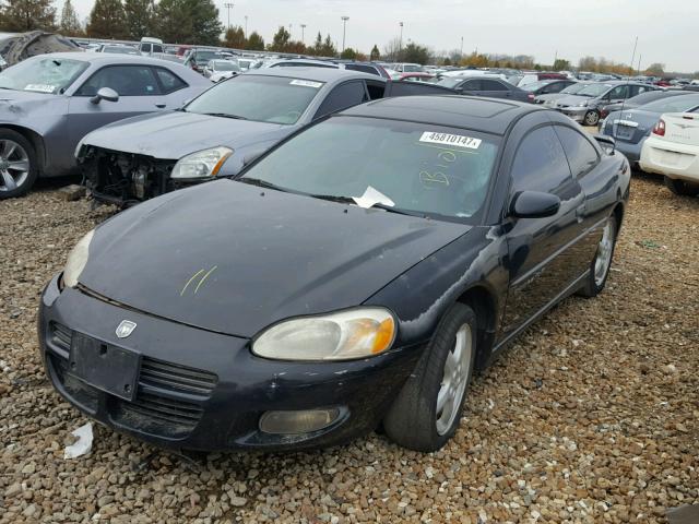 4B3AG52H91E022485 - 2001 DODGE STRATUS R/ BLACK photo 2