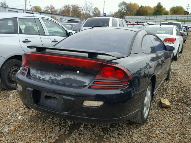 4B3AG52H91E022485 - 2001 DODGE STRATUS R/ BLACK photo 4