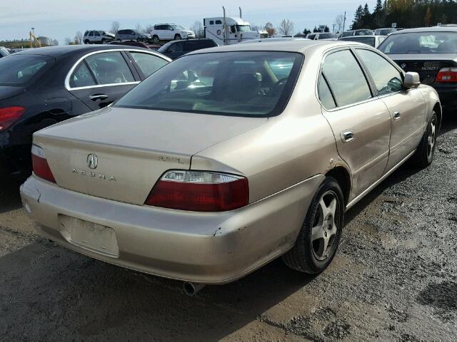 19UUA56632A803472 - 2002 ACURA 3.2TL BEIGE photo 4