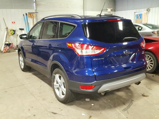 1FMCU9GX0EUB80259 - 2014 FORD ESCAPE BLUE photo 3