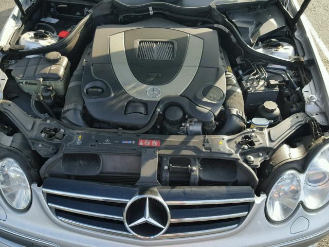 WDBTK72G89T101176 - 2009 MERCEDES-BENZ CLK 550 SILVER photo 7