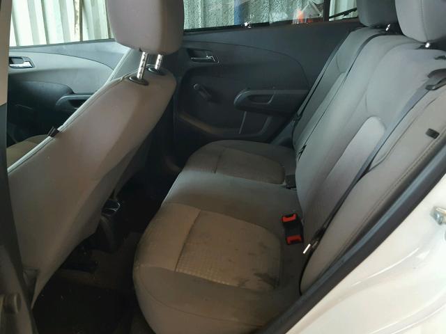 1G1JA5SH1E4210858 - 2014 CHEVROLET SONIC LS Սպիտակ լուսանկար 6