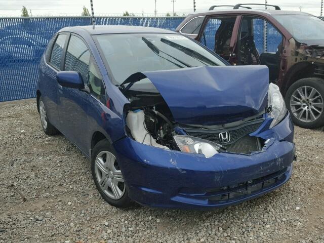 LUCGE8H53E3005077 - 2014 HONDA FIT LX BLUE photo 1