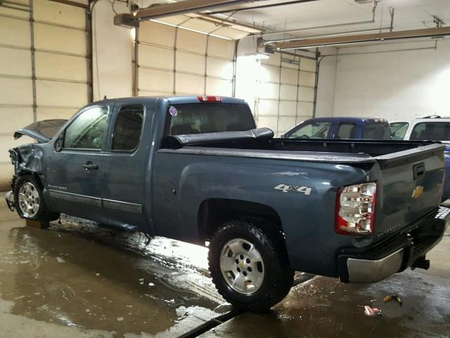 1GCRKSE7XDZ345105 - 2013 CHEVROLET SILVERADO BLUE photo 3