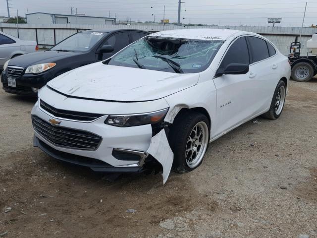 1G1ZB5ST2GF300645 - 2016 CHEVROLET MALIBU LS თეთრი ფოტო 2