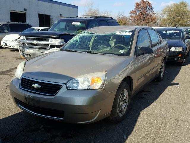 1G1ZS58F37F264238 - 2007 CHEVROLET MALIBU LS TAN photo 2