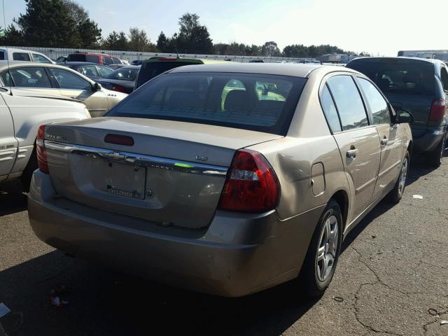 1G1ZS58F37F264238 - 2007 CHEVROLET MALIBU LS TAN photo 4