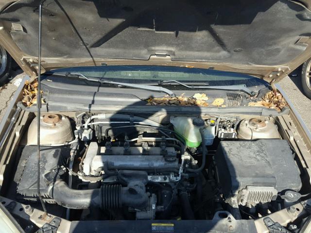 1G1ZS58F37F264238 - 2007 CHEVROLET MALIBU LS TAN photo 7