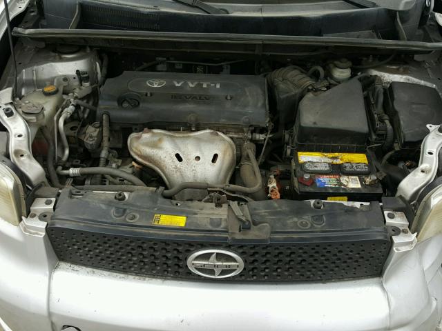JTLKE50EX81004442 - 2008 TOYOTA SCION XB Plata foto 7
