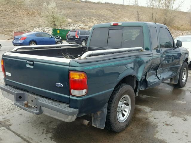 1FTYR14U8WPA88842 - 1998 FORD RANGER SUP GREEN photo 4