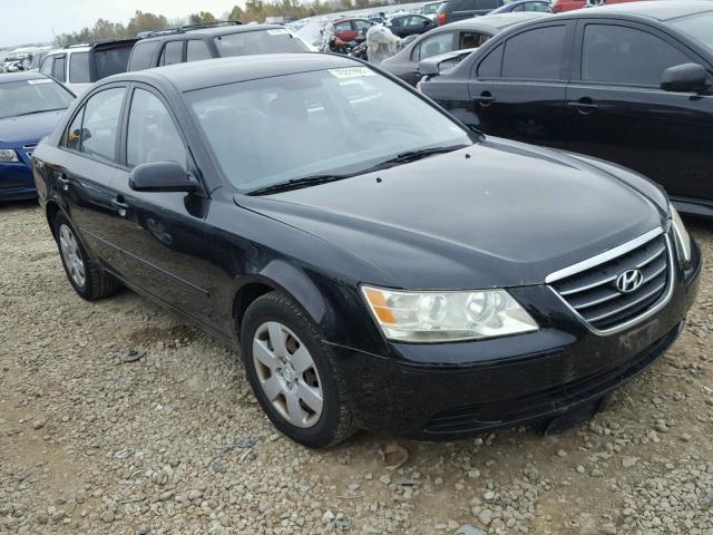 5NPET46C29H500022 - 2009 HYUNDAI SONATA GLS BLACK photo 1