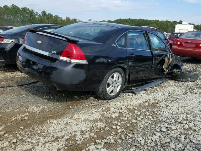 2G1WS57M591278719 - 2009 CHEVROLET IMPALA POL BLACK photo 4