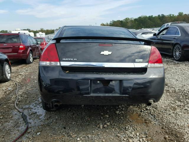 2G1WS57M591278719 - 2009 CHEVROLET IMPALA POL BLACK photo 9