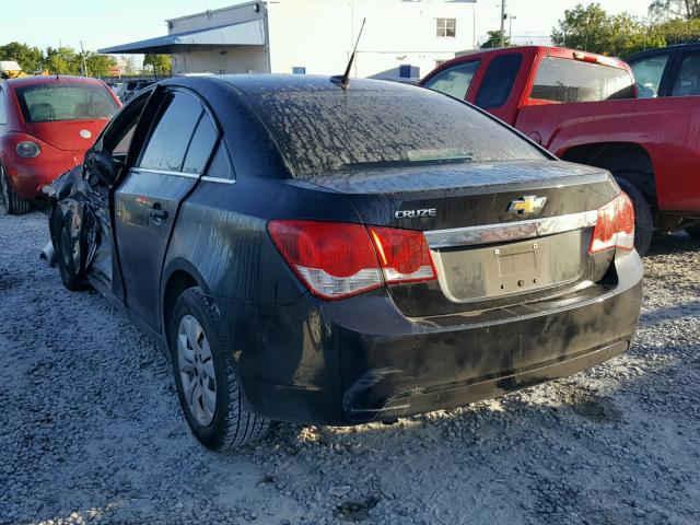 1G1PC5SH8C7377394 - 2012 CHEVROLET CRUZE LS CHARCOAL photo 3