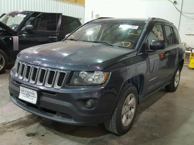 1C4NJCBA4FD273194 - 2015 JEEP COMPASS SP BLUE photo 2