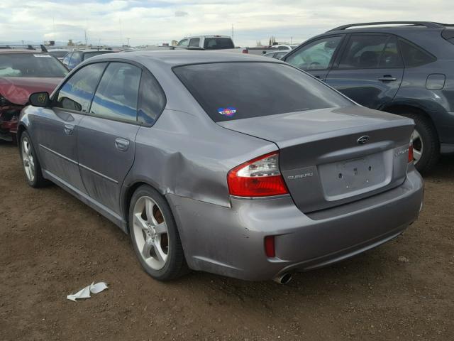 4S3BL616287212973 - 2008 SUBARU LEGACY 2.5 SILVER photo 3